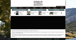 Desktop Screenshot of kirikosfamilyfuneralhome.com